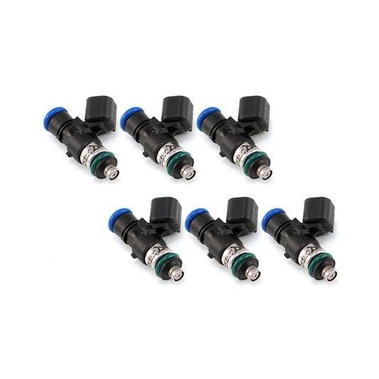 Injector Dynamics 1700cc Injectors - 93-98 Supra Turbo w/ Radium Rail, 09+ Hyundai Genesis V6, 17+ Raptor (Set of 6) - 1700.34.14.14.6